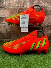Adidas Predator Edge.1 Low SG GW1010 Football Boot Men Size UK 7 Solar Red Green