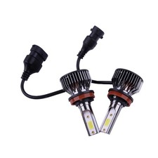 2Pcs 6000K H11 LED High Low