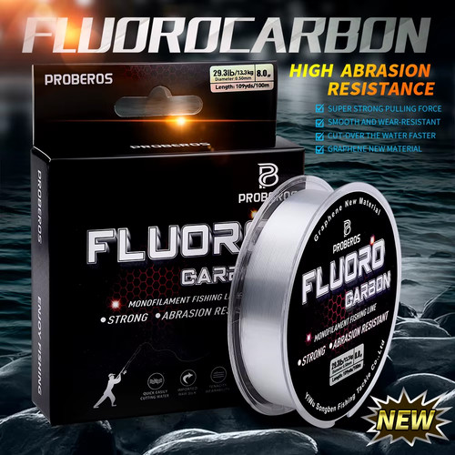 100m fluorocarbon coated - fluorocarbon,