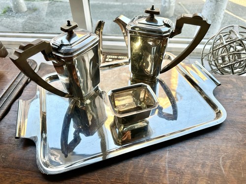 Art deco walker hall silver - deco,
