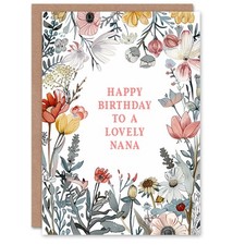 Nana Happy Birthday Card