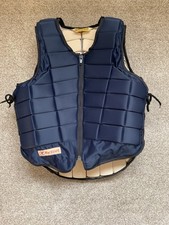 RACESAFE blue bodyprotector LEVEL 3 with detachable shoulders ADULT size SMALL