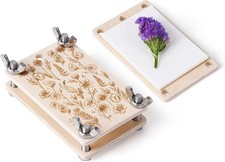 Effortless wooden flower press - wooden,