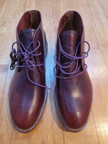 Handmade shoes men burgundy - shoes,