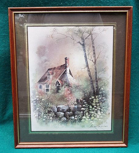 Framed vintage cottage - vintage,