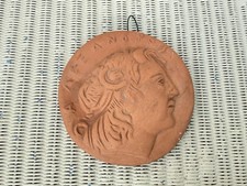 Vintage Greek small Terracotta Wall Plaque
