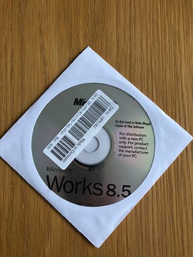Microsoft works office - 8.5,