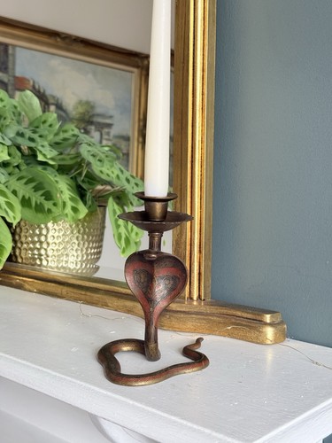 Antique brass cobra - antique,