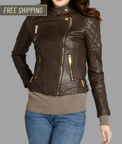 Women brown real - women's,