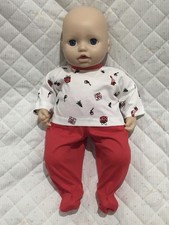 Dolls Clothes to fit 43cm Baby Annabell or Alexander 🎄Cute Christmas Pyjama Set