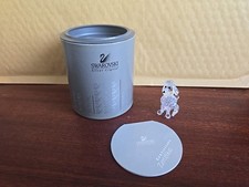 Swarovski - Poodle Sitting - 181317 - Box & Cert.  Retd in 2004.