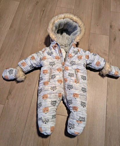 Mothercare padded hooded - mothercare, zip