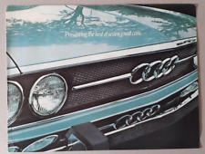 Audi 100 Brochure c.1972 - LS GL