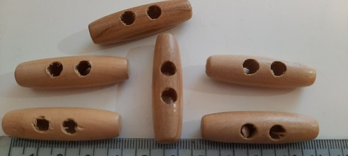 Wooden toggle buttons 6 - toggle,