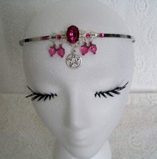 Pink pentacle wiccan pagan - pink,