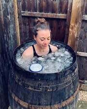 Oak Barrel Ice Bath Wine Whisky/Whiskey Barrels. With Original Lid and Brass Tap