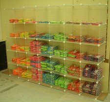 White shelf unit - unit, shop