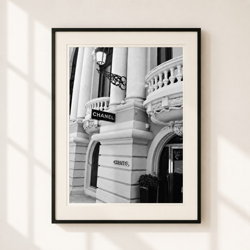 Chanel paris storefront wall - paris,