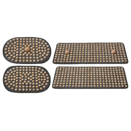 Wooden foot acupressure mat - wooden,