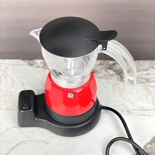 Red electric coffee - red, maker