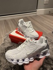 NIKE SHOX TL WHITE METALLIC