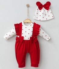Baby Girls Set Bow Romper &