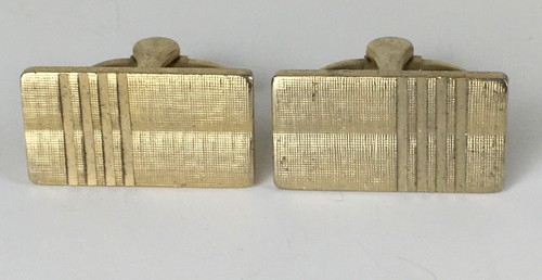 Vintage cufflinks rectangular - vintage,
