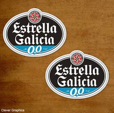 Estrella Galicia STICKERS x2