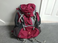 Vango Sherpa 65 Rucksack Hiking Camping Touring Burgundy Backpackers luggage