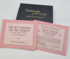 Butterflies Of The World Hargreaves Franklin Mint Collection Box Only