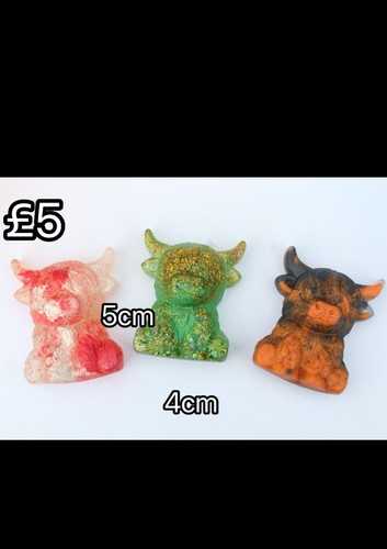 Resin highland cows - highland,