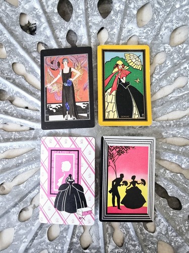 Vintage art deco playing - vintage,