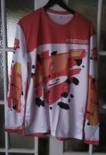 JT RACING REPLICA DALMATIAN MOTOCROSS SHIRT XL 44" CHEST