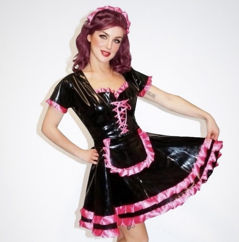 Misfitz black pvc hot - black, &