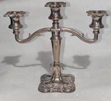 Silver Plated 3 Arm Ornate