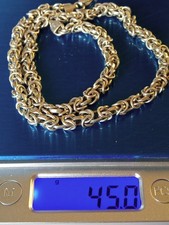 sterling silver 925 byzantine chain