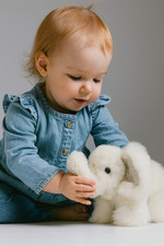 White Handmade Alpaca Fur