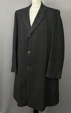 CROMBIE CLOTH COAT / OVERCOAT - Men's Size 42R - XL - Extra Large - 42" Chest