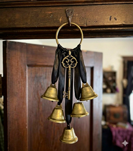 Witch protection bells key - witch,