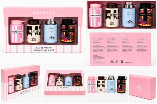 Odyssey 4pcs eau parfum - eau,