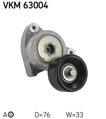 Ribbed belt tensioner for - v-ribbed,