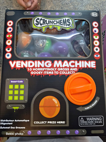 Scrunchems vending machine toy - vending,