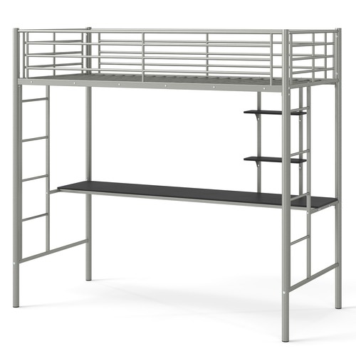 Single size loft bed - loft, with