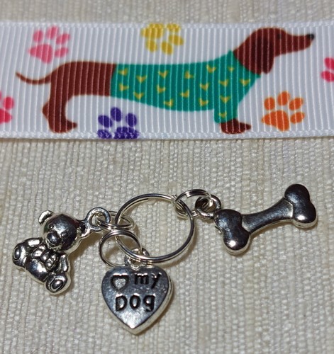 Dog collar charms teddy - collar,