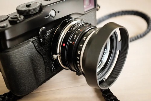 Metal lens hood for - lens,