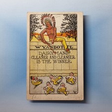 Advertising Postcard 1908 Wyandotte Dairymans Soap Chromo Litho