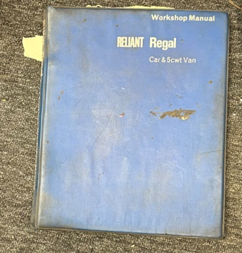 Reliant regal car - regal, 3/25