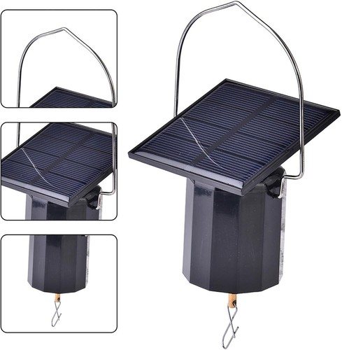 Solar powered wind spinner - powered,