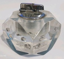 Ronson Old London Bridge Granite Embedded Table Lighter With Certificate