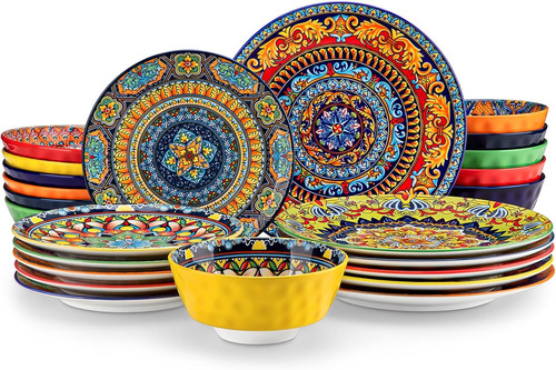 Piece bohemian dinnerware - bohemian,